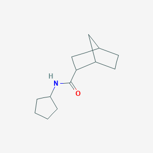 molecular formula C13H21NO B7484473 N-cyclopentylbicyclo[2.2.1]heptane-2-carboxamide 