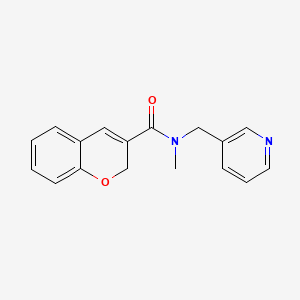 N-methyl-N-(pyridin-3-ylmethyl)-2H-chromene-3-carboxamide