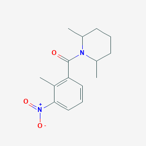 (2,6-Dimethylpiperidin-1-yl)-(2-methyl-3-nitrophenyl)methanone