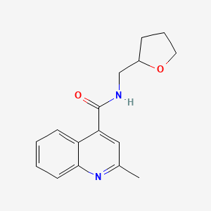 2-methyl-N-(oxolan-2-ylmethyl)quinoline-4-carboxamide