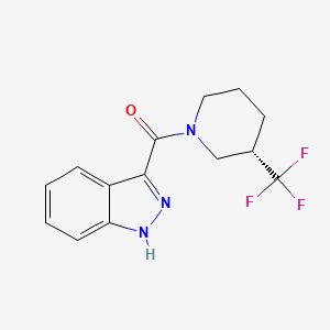 1H-indazol-3-yl-[(3S)-3-(trifluoromethyl)piperidin-1-yl]methanone