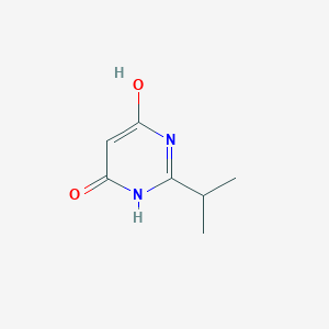 molecular formula C7H10N2O2 B074846 6-羟基-2-异丙基嘧啶-4(3H)-酮 CAS No. 1197-04-2