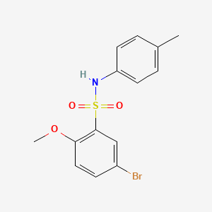 5-bromo-2-methoxy-N-(4-methylphenyl)benzenesulfonamide