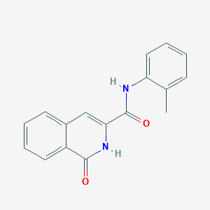 N-(2-methylphenyl)-1-oxo-2H-isoquinoline-3-carboxamide