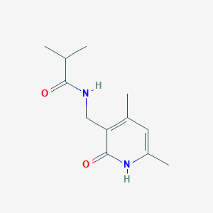 N-[(4,6-dimethyl-2-oxo-1H-pyridin-3-yl)methyl]-2-methylpropanamide