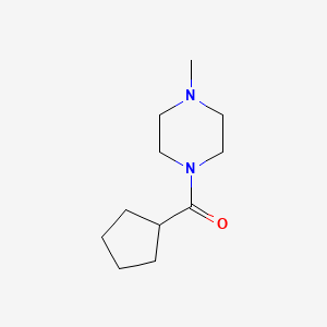 molecular formula C11H20N2O B7484846 CYCLOPENTYL(4-METHYLPIPERAZINO)METHANONE 