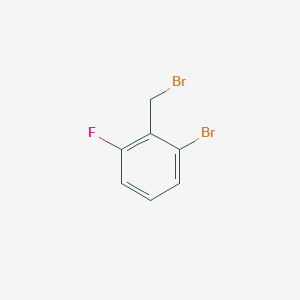 molecular formula C7H5Br2F B074849 1-Bromo-2-(bromomethyl)-3-fluorobenzene CAS No. 1548-81-8
