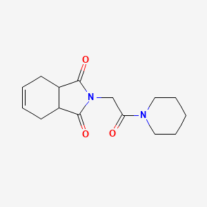 2-(2-Oxo-2-piperidin-1-ylethyl)-3a,4,7,7a-tetrahydroisoindole-1,3-dione