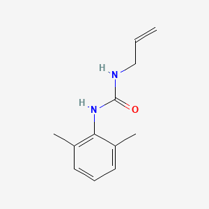 molecular formula C12H16N2O B7484930 1-Allyl-3-(2,6-xylyl)urea 