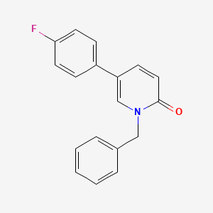 molecular formula C18H14FNO B7484952 1-Benzyl-5-(4-fluorophenyl)pyridin-2-one 