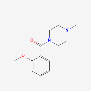 molecular formula C14H20N2O2 B7484965 (4-Ethylpiperazin-1-yl)-(2-methoxyphenyl)methanone 