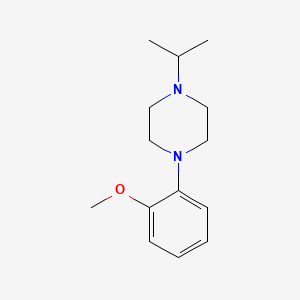 molecular formula C14H22N2O B7484975 Piperazine,1-(2-methoxyphenyl)-4-(1-methylethyl)- 