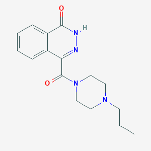 molecular formula C16H20N4O2 B7485021 4-(4-propylpiperazine-1-carbonyl)-2H-phthalazin-1-one 