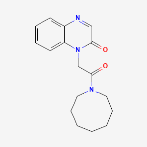 molecular formula C17H21N3O2 B7485051 1-[2-(Azocan-1-yl)-2-oxoethyl]quinoxalin-2-one 