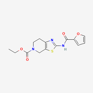 ethyl 2-(furan-2-carbonylamino)-6,7-dihydro-4H-[1,3]thiazolo[5,4-c]pyridine-5-carboxylate