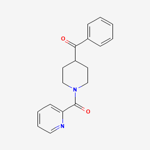 Phenyl-[1-(pyridine-2-carbonyl)piperidin-4-yl]methanone