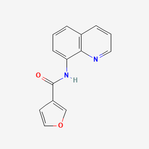 N-(Quinolin-8-YL)furan-3-carboxamide