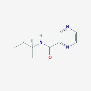 molecular formula C9H13N3O B7485180 N-butan-2-ylpyrazine-2-carboxamide 