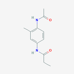 N-(4-acetamido-3-methylphenyl)propanamide