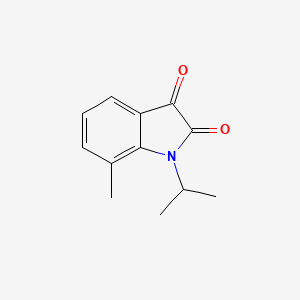 7-methyl-1-(propan-2-yl)-1H-indole-2,3-dione