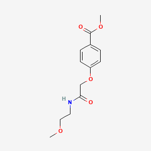 Methyl 4-{[(2-methoxyethyl)carbamoyl]methoxy}benzoate