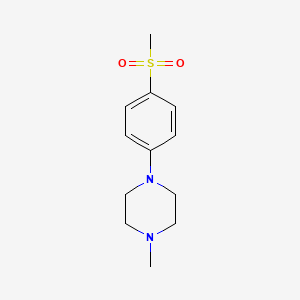 1-Methyl-4-(4-methylsulfonylphenyl)piperazine