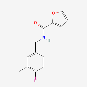 N-[(4-fluoro-3-methylphenyl)methyl]furan-2-carboxamide