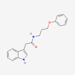 2-(1H-indol-3-yl)-N-(3-phenoxypropyl)acetamide