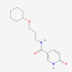 N-(3-cyclohexyloxypropyl)-6-oxo-1H-pyridine-3-carboxamide