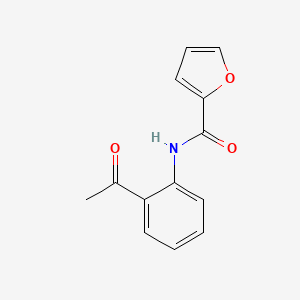 molecular formula C13H11NO3 B7485331 N-(2-乙酰苯基)呋喃-2-甲酰胺 