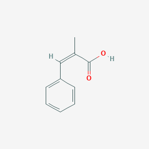 molecular formula C10H10O2 B074854 α-甲基肉桂酸 CAS No. 1199-77-5
