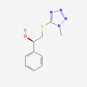 (1R)-2-(1-methyltetrazol-5-yl)sulfanyl-1-phenylethanol