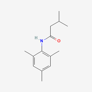 molecular formula C14H21NO B7485429 3-methyl-N-(2,4,6-trimethylphenyl)butanamide 