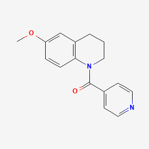 (6-methoxy-3,4-dihydro-2H-quinolin-1-yl)-pyridin-4-ylmethanone