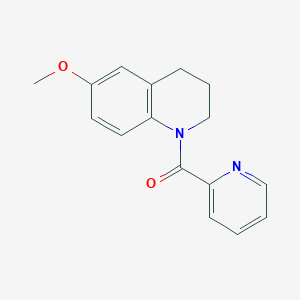 (6-methoxy-3,4-dihydro-2H-quinolin-1-yl)-pyridin-2-ylmethanone