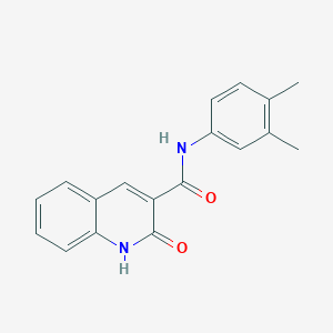 N-(3,4-dimethylphenyl)-2-oxo-1H-quinoline-3-carboxamide