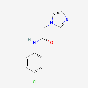 N-(4-chlorophenyl)-2-imidazol-1-ylacetamide