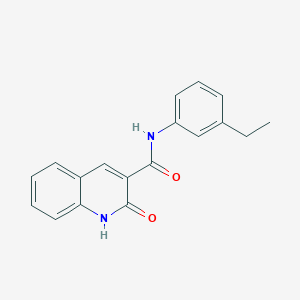 N-(3-ethylphenyl)-2-oxo-1H-quinoline-3-carboxamide