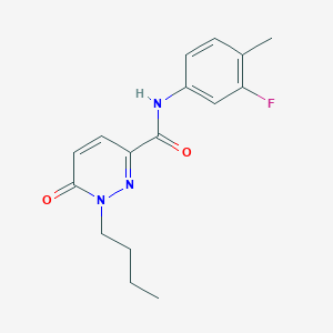 1-butyl-N-(3-fluoro-4-methylphenyl)-6-oxopyridazine-3-carboxamide