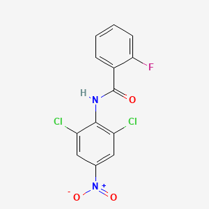 N-(2,6-dichloro-4-nitrophenyl)-2-fluorobenzamide