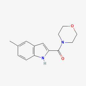 (5-methyl-1H-indol-2-yl)-morpholin-4-ylmethanone