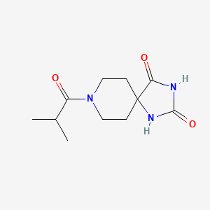 8-Isobutyryl-1,3,8-triazaspiro[4.5]decane-2,4-dione