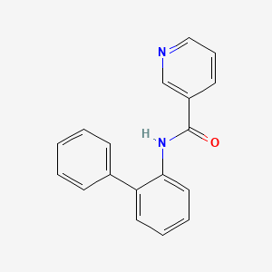 N-(2-phenylphenyl)pyridine-3-carboxamide