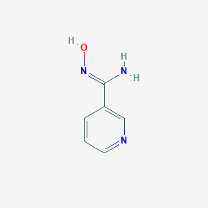 B074858 N'-hydroxypyridine-3-carboximidamide CAS No. 1594-58-7