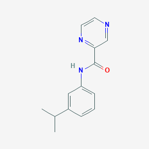 N-(3-propan-2-ylphenyl)pyrazine-2-carboxamide