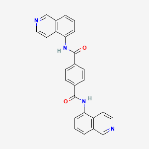 1-N,4-N-di(isoquinolin-5-yl)benzene-1,4-dicarboxamide