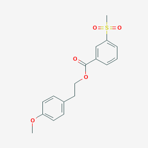 2-(4-Methoxyphenyl)ethyl 3-methylsulfonylbenzoate