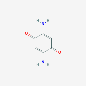 molecular formula C6H6N2O2 B074859 2,5-二氨基-1,4-苯醌 CAS No. 1521-06-8