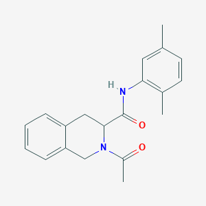 2-acetyl-N-(2,5-dimethylphenyl)-3,4-dihydro-1H-isoquinoline-3-carboxamide