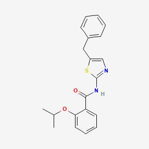 N-(5-benzyl-1,3-thiazol-2-yl)-2-propan-2-yloxybenzamide